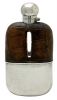 Victorian Sterling Silver Hip Flask, Birmingham 1899