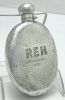 Victorian Sterling Silver Hip Flask, London 1886