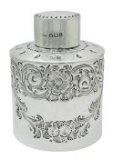Victorian Sterling Silver Tea Caddy, Atkin Brothers, Sheffield 1896