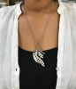 Vintage Cultured Pearl Bow Motif Brooch in Silver