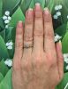 Vintage .40ct Diamond Engagement Ring in 18kt Yellow and White Gold