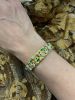 Vintage .52ct Emerald and Diamond Bracelet in 18kt Yellow and White Gold