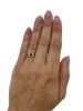 Vintage .55ct Garnet Ring in 14kt Yellow Gold
