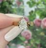 Vintage .71ct. Diamond Pear Solitaire Engagement Ring in 14kt Yellow Gold