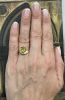 Vintage .71ct Peridot Ring in 14kt Yellow Gold