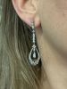 Vintage .93ct Diamond Drop Earrings in Platinum