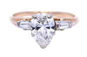 Vintage 1.03ct Diamond 14kt Engagement Ring