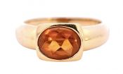 Vintage 1.95ct Citrine 18kt Ring