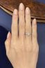 Vintage 2.09ct Emerald Cut Diamond Engagement Ring in Platinum