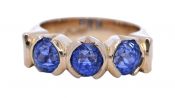 Vintage 3.59ct Sapphire 14kt Ring