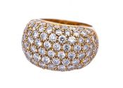 Vintage 4.48ct Diamond 18kt Ring