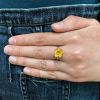 Vintage 7.70ct Citrine 10kt Ring