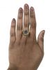 Vintage Amethyst Intaglio Ring in 18kt Yellow Gold