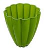 Vintage Apple Green Cased Glass Vase