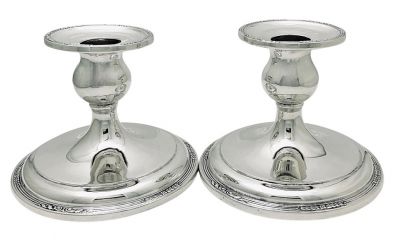 Vintage Birks Sterling Silver Candlesticks 