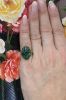 Vintage Carved Jade Ring in 10kt Yellow Gold
