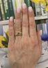 Vintage Cat's Eye Chrysoberyl and Diamond Ring in 18kt Rose Gold