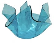 Vintage Chance Brothers Kingfisher Blue Handkerchief Vase