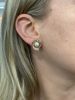 Vintage Cultured and Seed Pearl Earrings in 14kt Yellow Gold