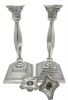 Vintage English Sterling Silver Candlesticks, circa 1967
