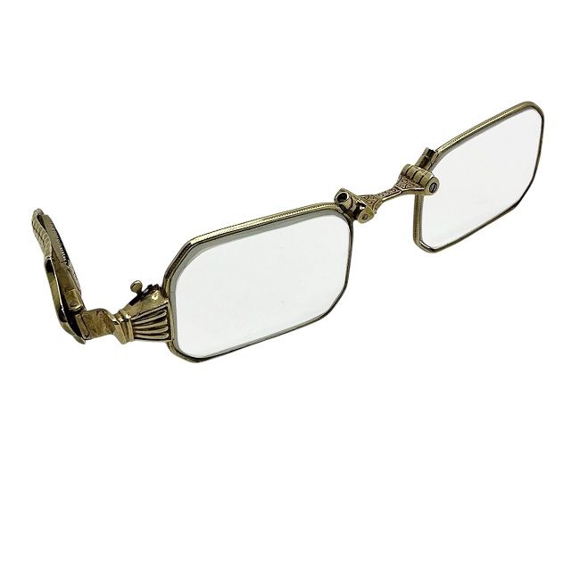 Vintage Lorgnette in 14kt Yellow Gold | Cynthia Findlay Fine