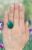 Vintage Malachite 14kt Ring