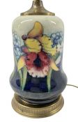 Vintage Moorcroft Pottery Table Lamp