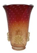 Vintage Murano Bullicante / Controlled Bubble Pattern Vase