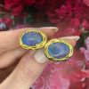 Vintage Opal Doublet 18kt Cufflinks