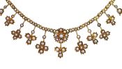 Vintage Seed Pearl Necklace in 14kt Yellow Gold