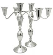 Vintage Sterling Silver Candlesticks / Candelabra, Raimond Silver circa 1960s