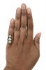 Vintage Three Pearl Ring in 10kt Yellow Gold