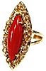 Vintage Coral Rings