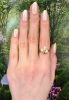 Vintage Freshwater Pearl and Diamond Ring in 14kt Yellow Gold
