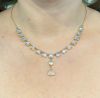 Vintage 9.35ct Moonstone Necklace in 14kt Yellow Gold