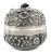 900 Fine Silver Repousse Table Box