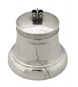 American Association of Yokohama Sterling Silver Sailing Trophy Dated 1936