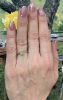 Antique 2.01ct Old Mine Cut Diamond Solitaire 14kt Ring
