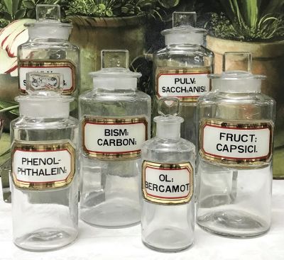 Antique Apothecary Jars