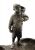 Antique Bronze Figural Golf Caddy Trophy, Japanese 
