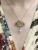 Antique Cultured Pearl Sapphire and Seed Pearl 14kt Pendant Brooch