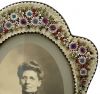 Antique Micro Mosaic Picture Frame, Made in Italy 