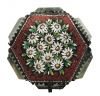 Antique Micro Mosaic & Bevelled Glass Jewel Box