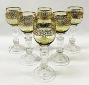 Antique Roemer / Rummer Wine Glasses