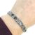 Art Deco Diamond and Synthetic Emerald Bracelet