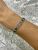 Art Deco Diamond and Synthetic Emerald Bracelet