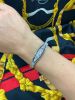 Art Deco Diamond and Synthetic Sapphire Bracelet 