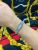 Art Deco Diamond and Synthetic Sapphire Bracelet 