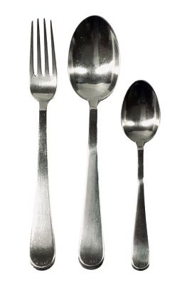 Art Deco 800 Fine Silver Youth / Christening Set
