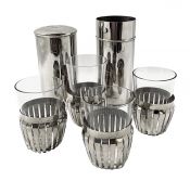 Art Deco Chrome Baldwin Tumbler Carrier 